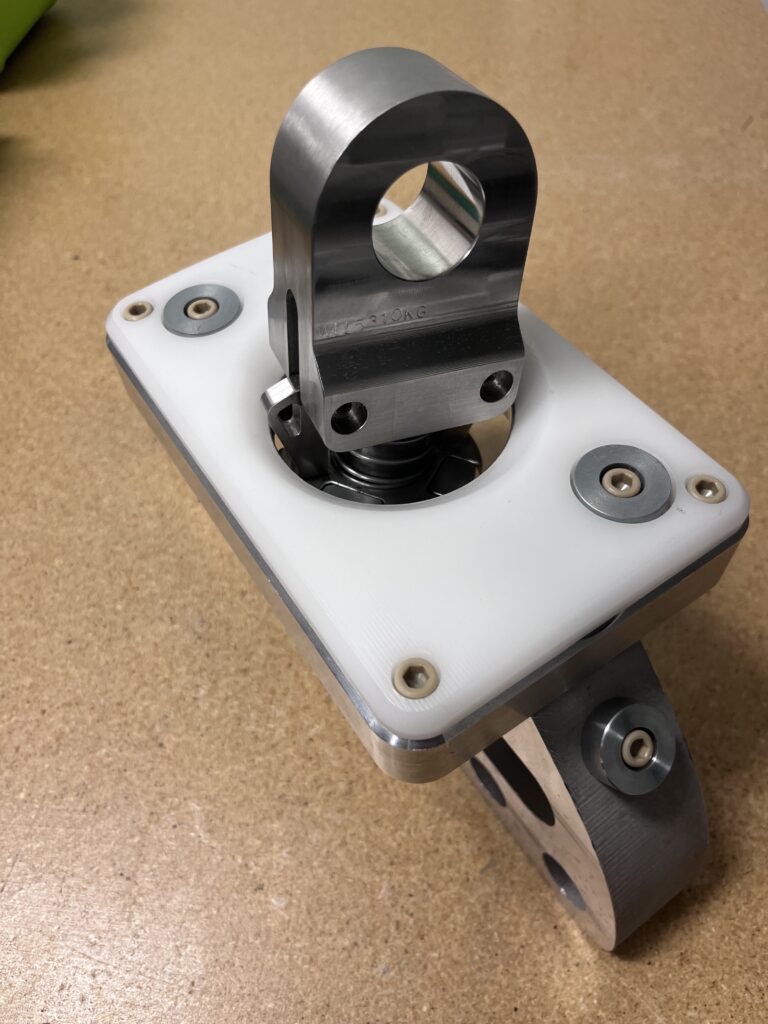 An Enginuity SEALift SL-70 used for harsh marine launch and retrieval fitted with zinc anodes and PEEK screws. 