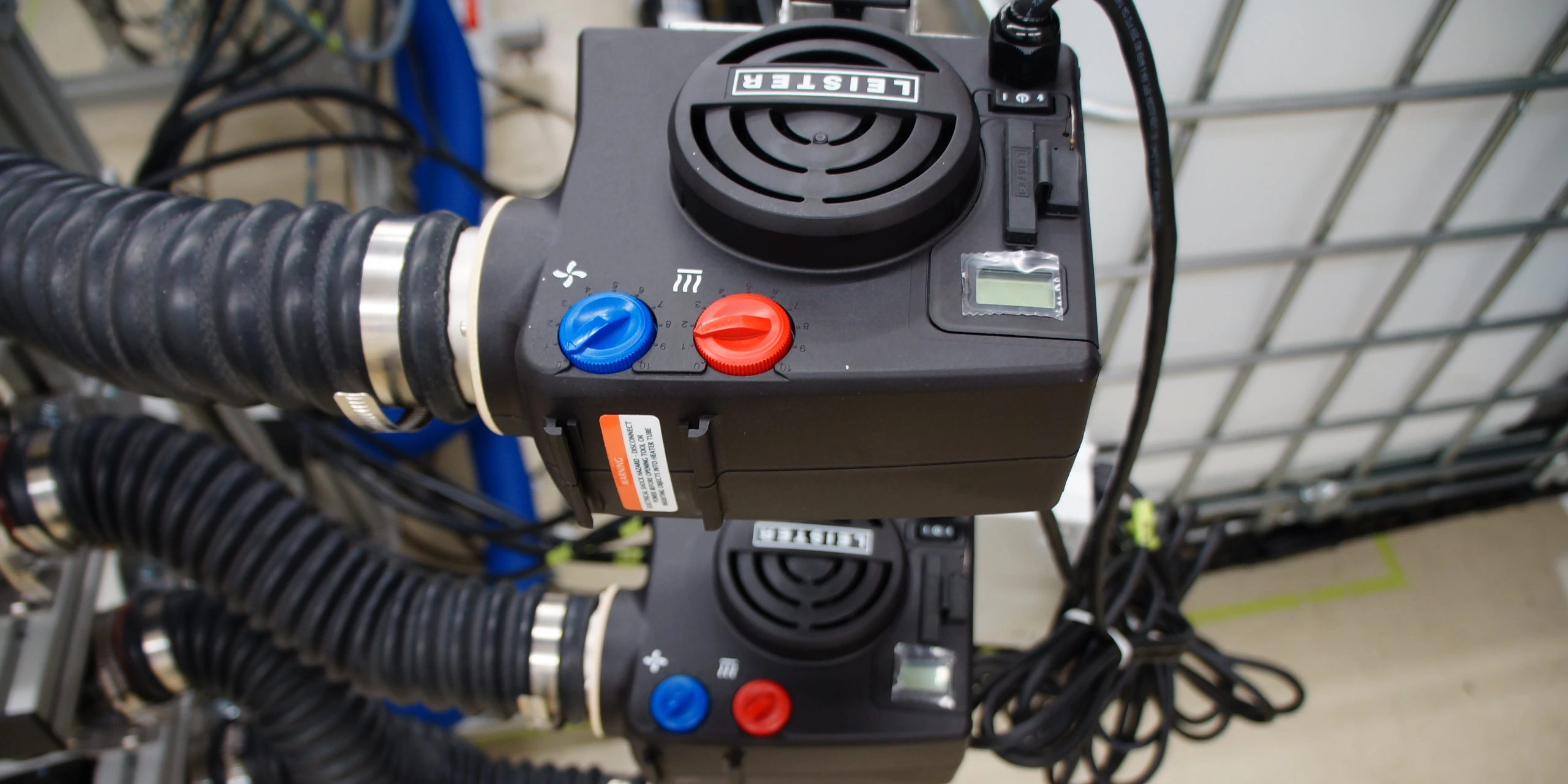 Air heaters in automated production line